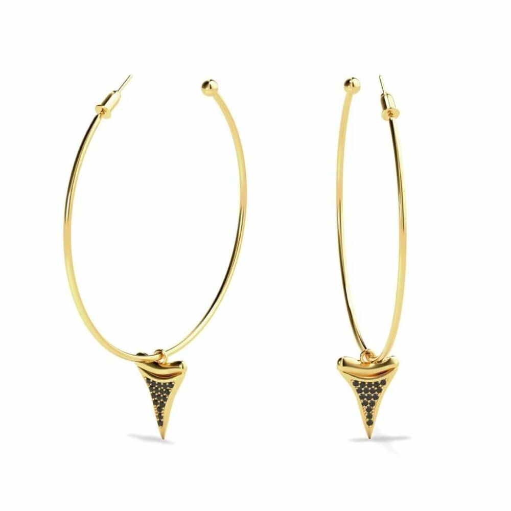 Shark Tooth Hoop Earring